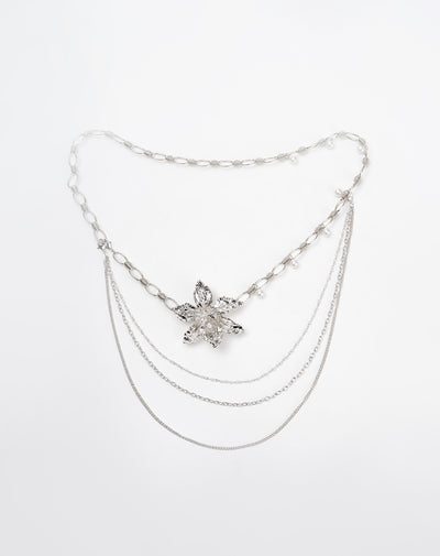 Correa plateado mujer