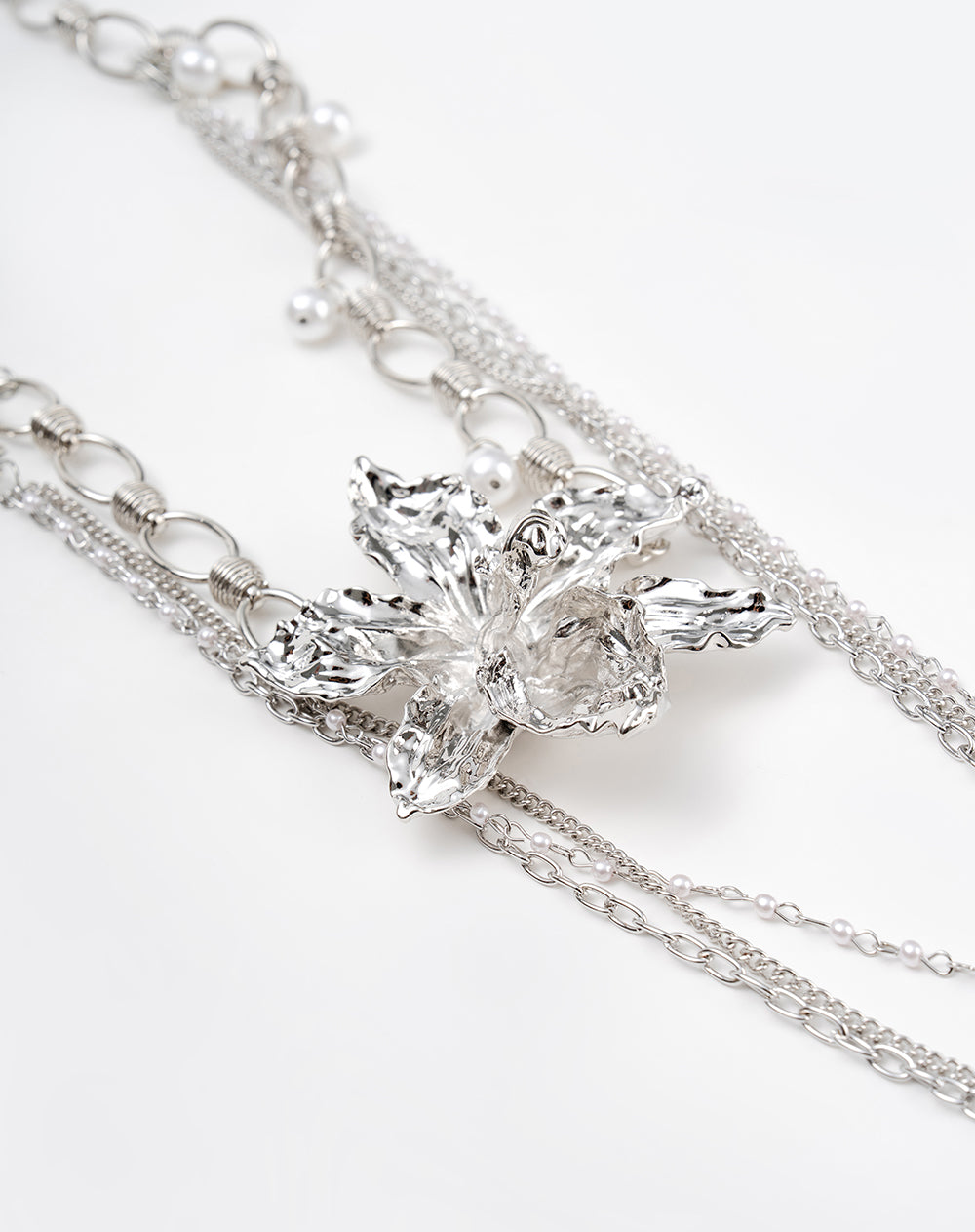 Correa plateado mujer