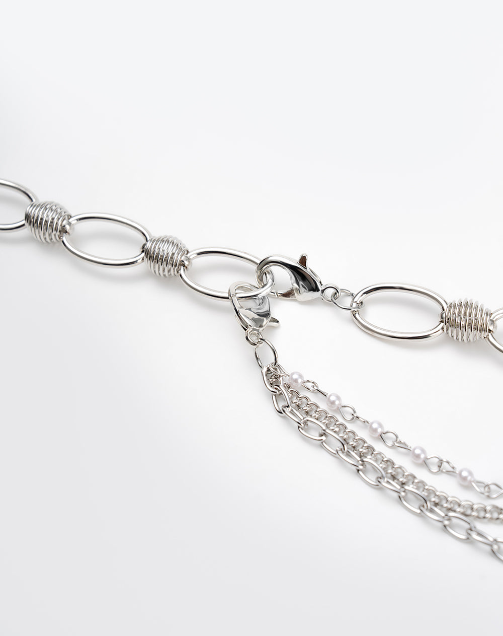 Correa plateado mujer