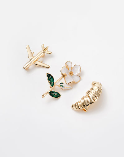 Prendedores pack x3unds surtido mujer