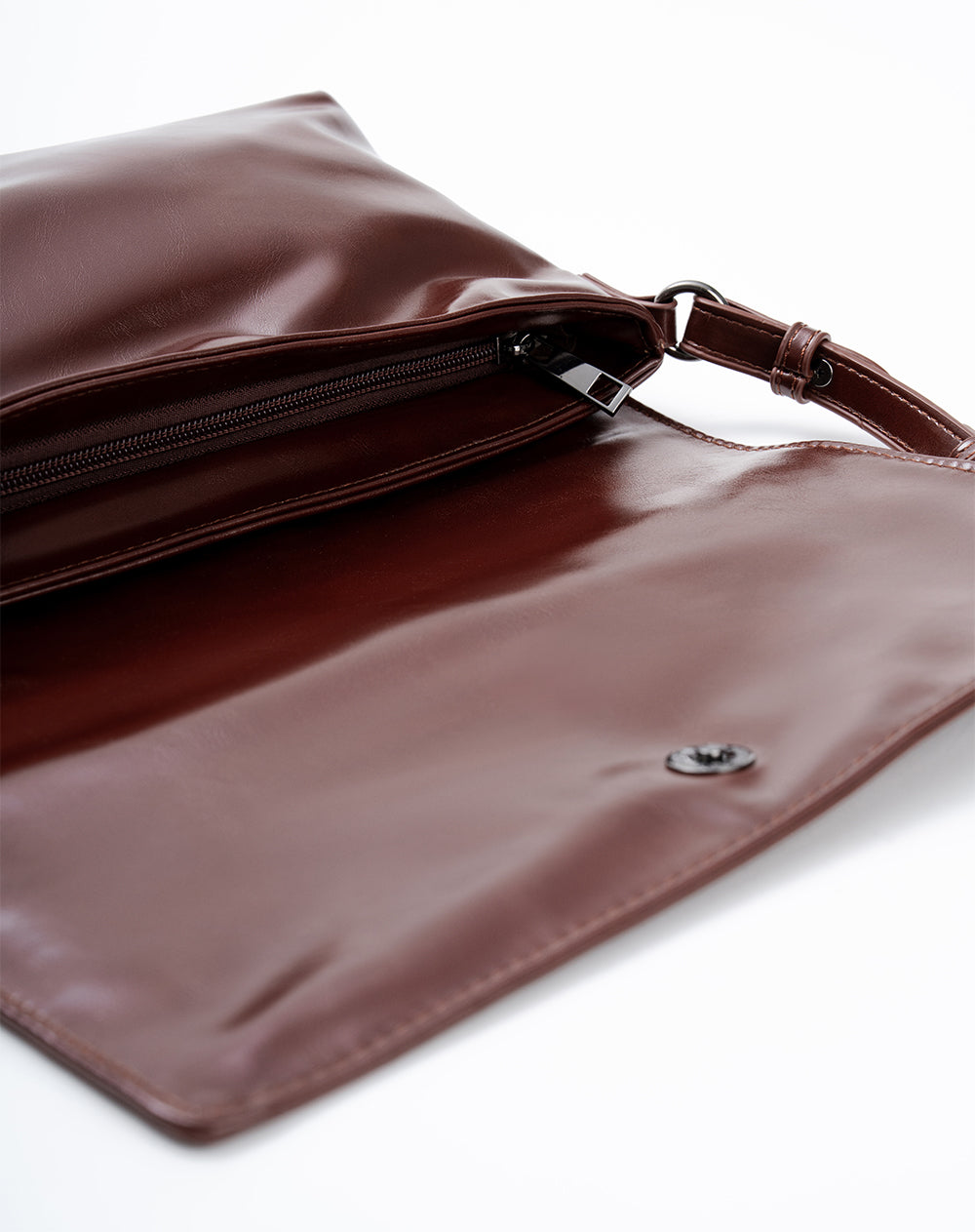 Bolso + monedero café mujer