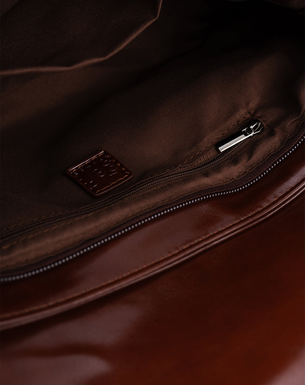 Bolso + monedero café mujer