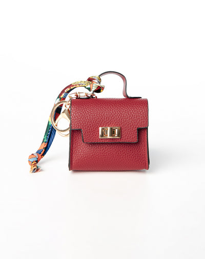 Charms de bolso rojo