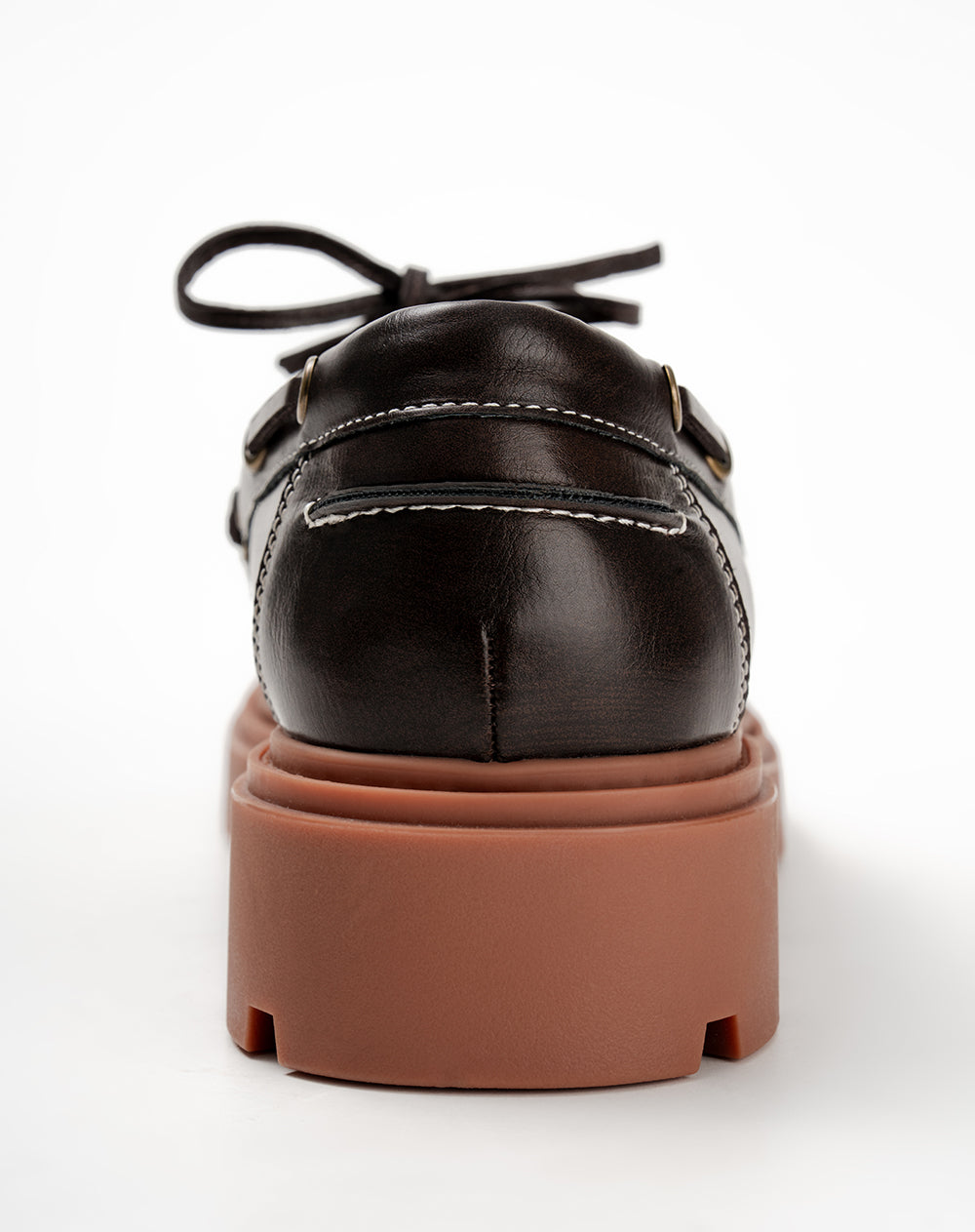 Mocasín chunky café mujer
