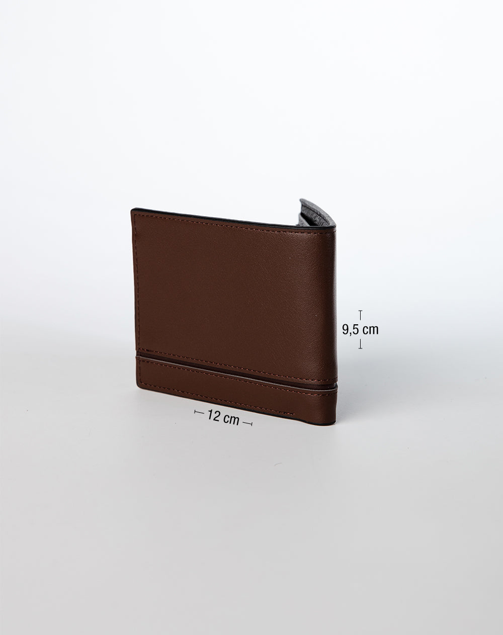 Billetera pequeña café hombre
