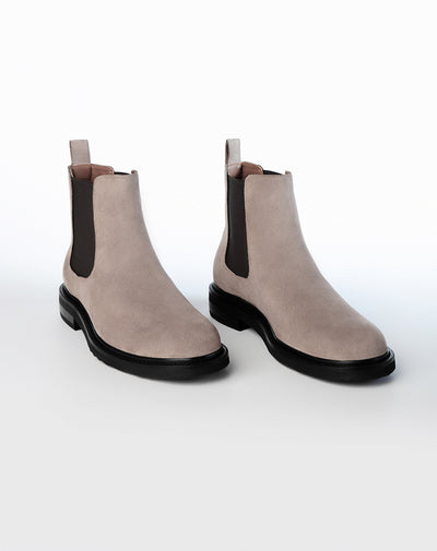Botas caña baja cafe