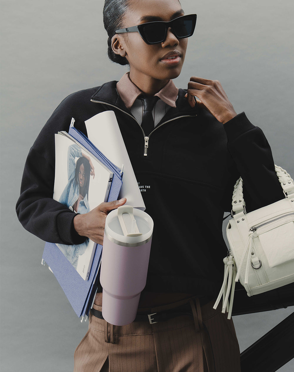 Termo pitillo térmico rosado 1.100ml