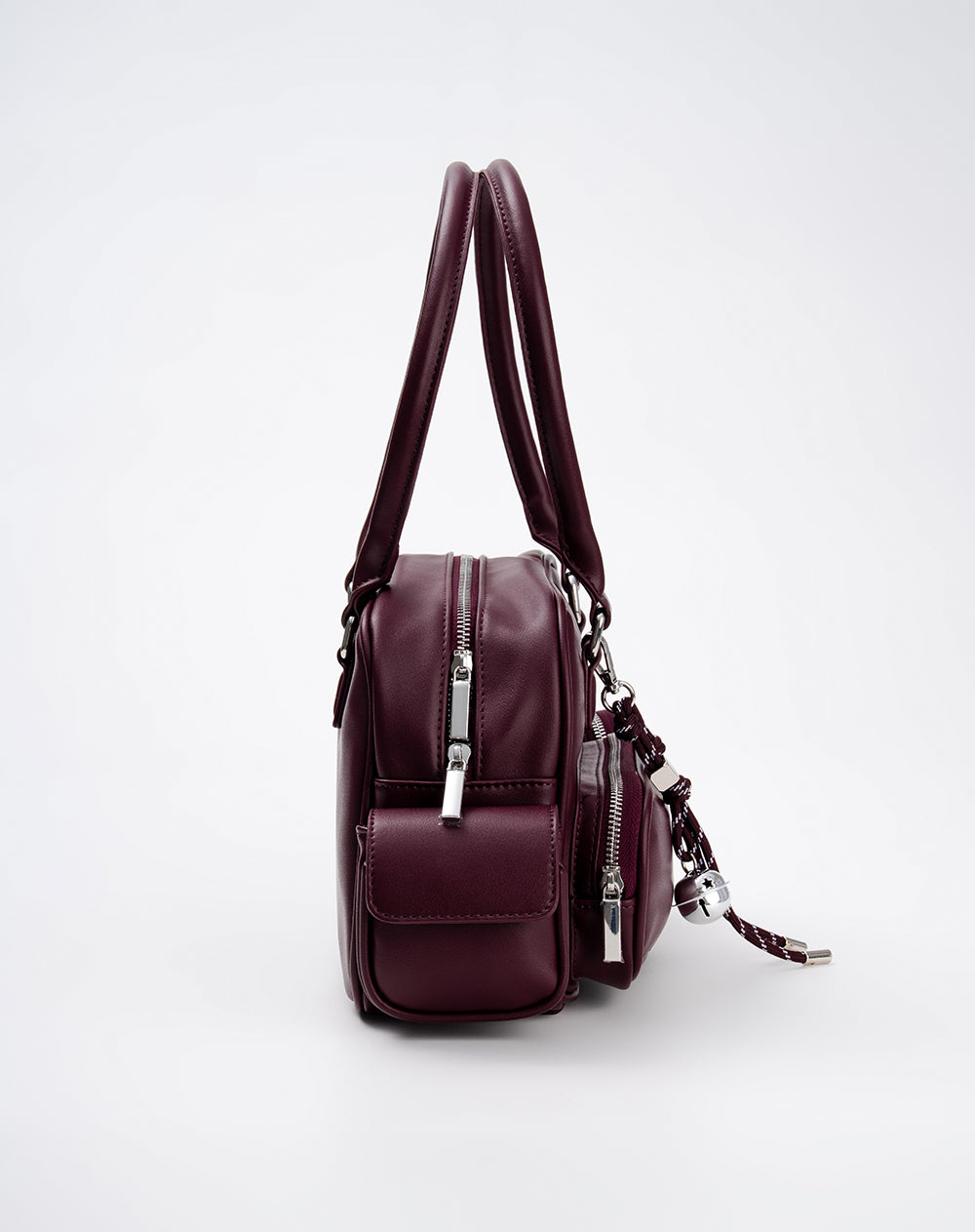 Bolso handbag vino tinto mujer