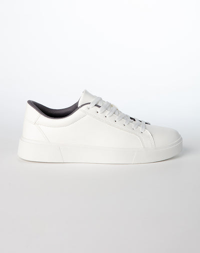 Tenis casuales blancos hombre