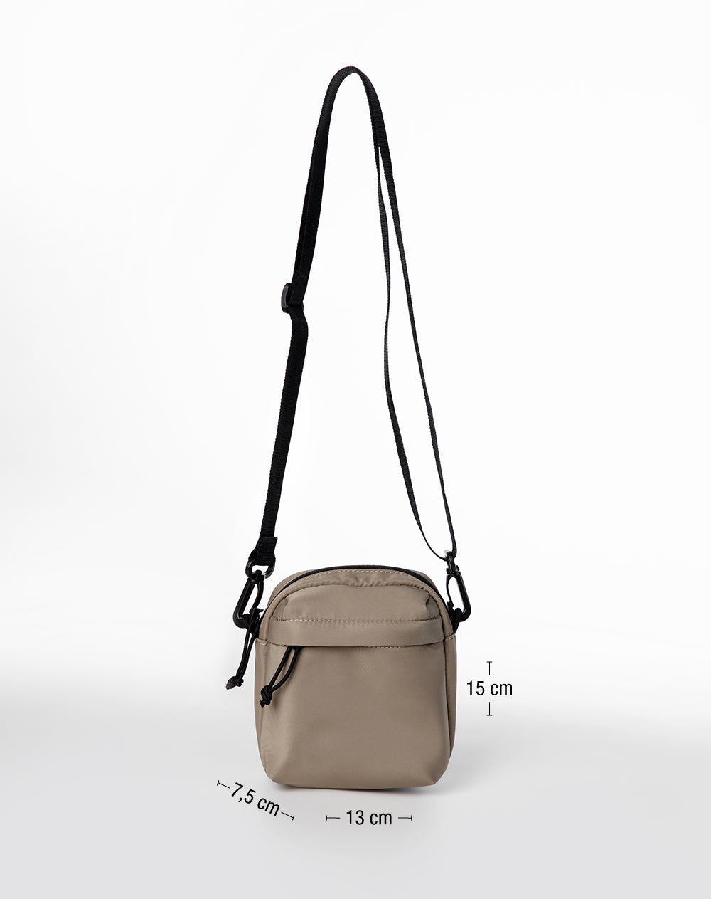 Bolso tipo bandolera taupe niño