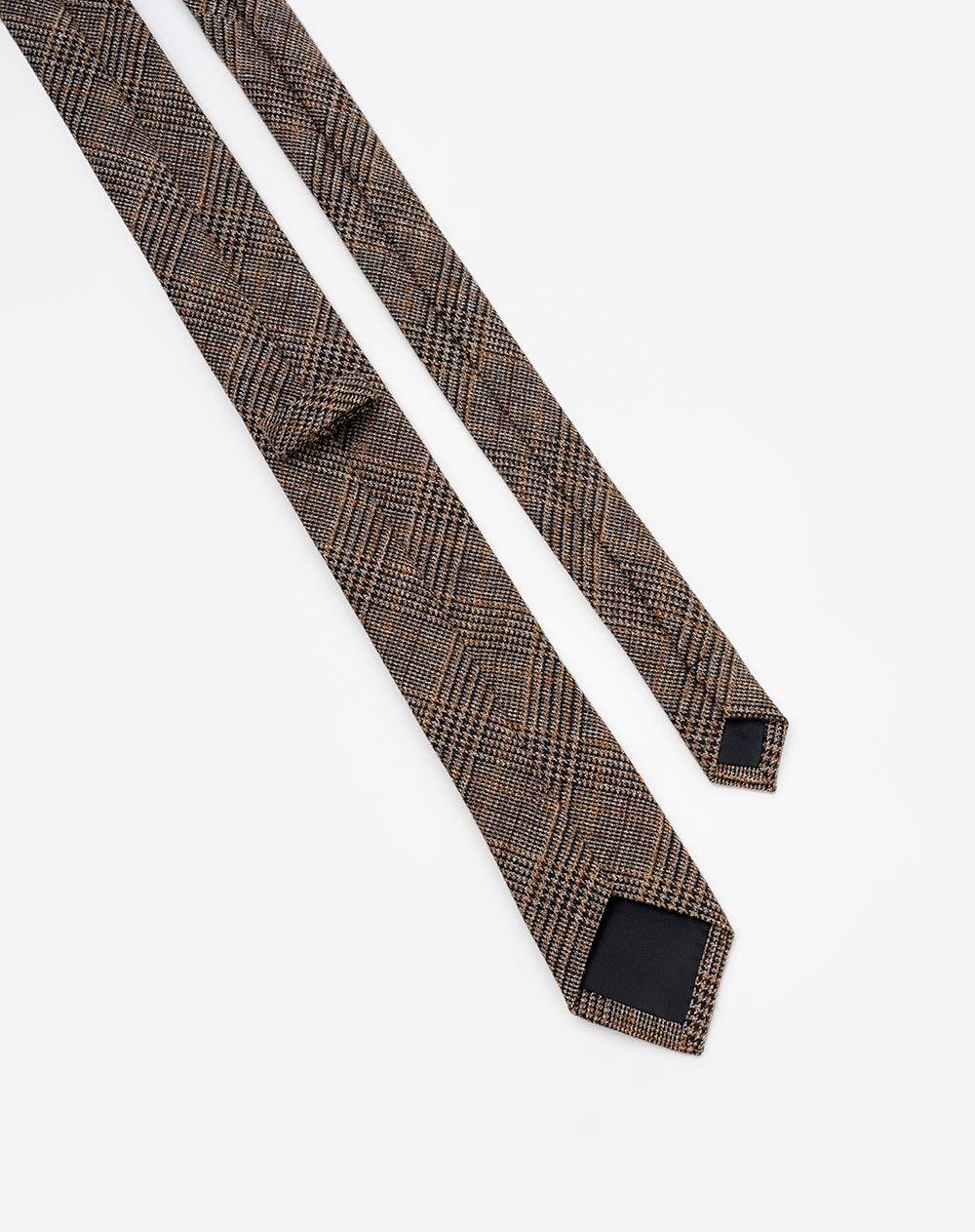 Corbata clásica café unisex