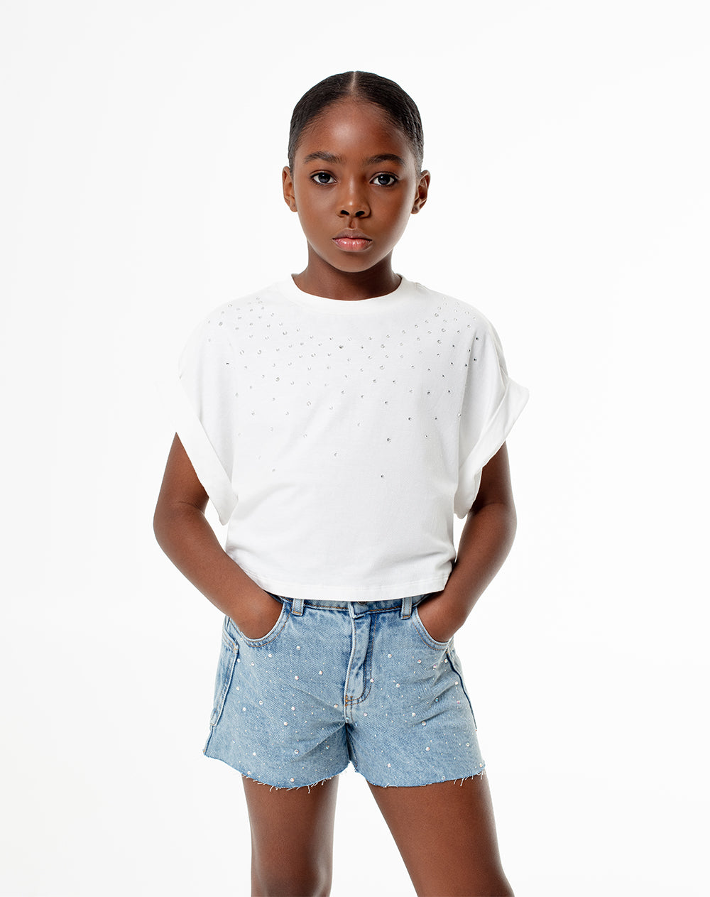 Short  indigo medio