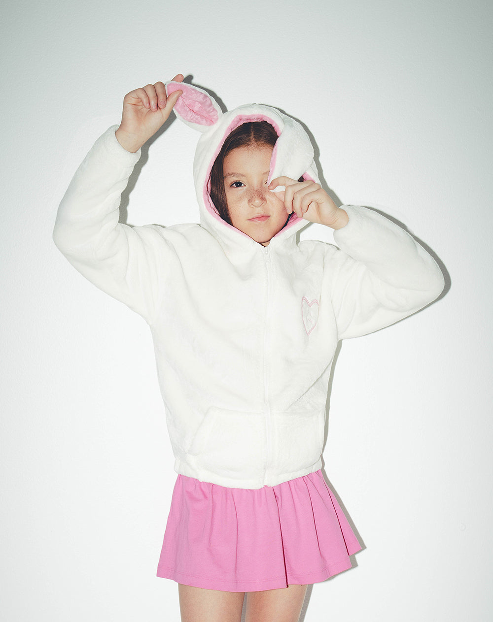 Buzo oversized fit crema