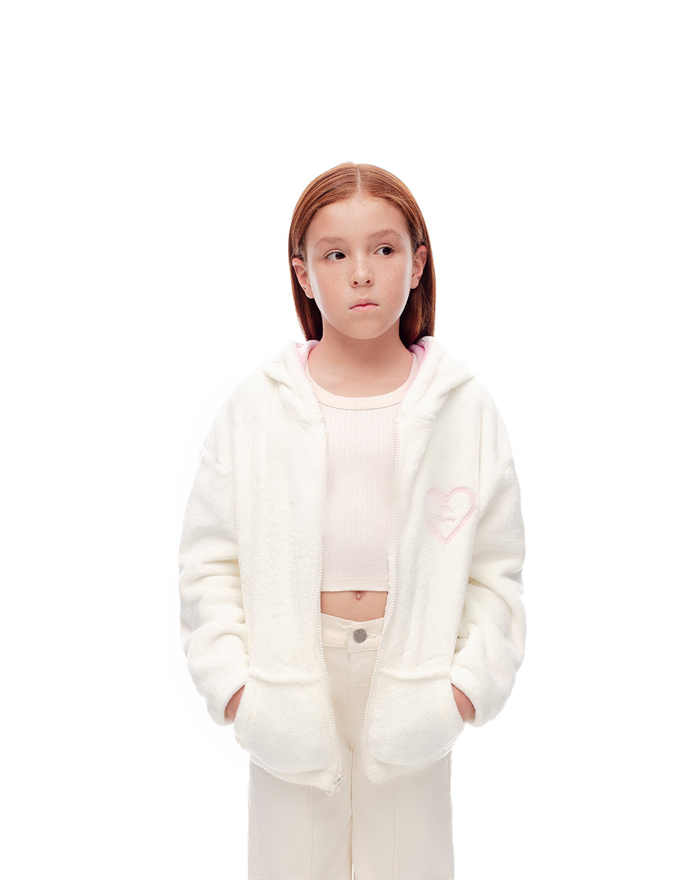 Buzo oversized fit crema