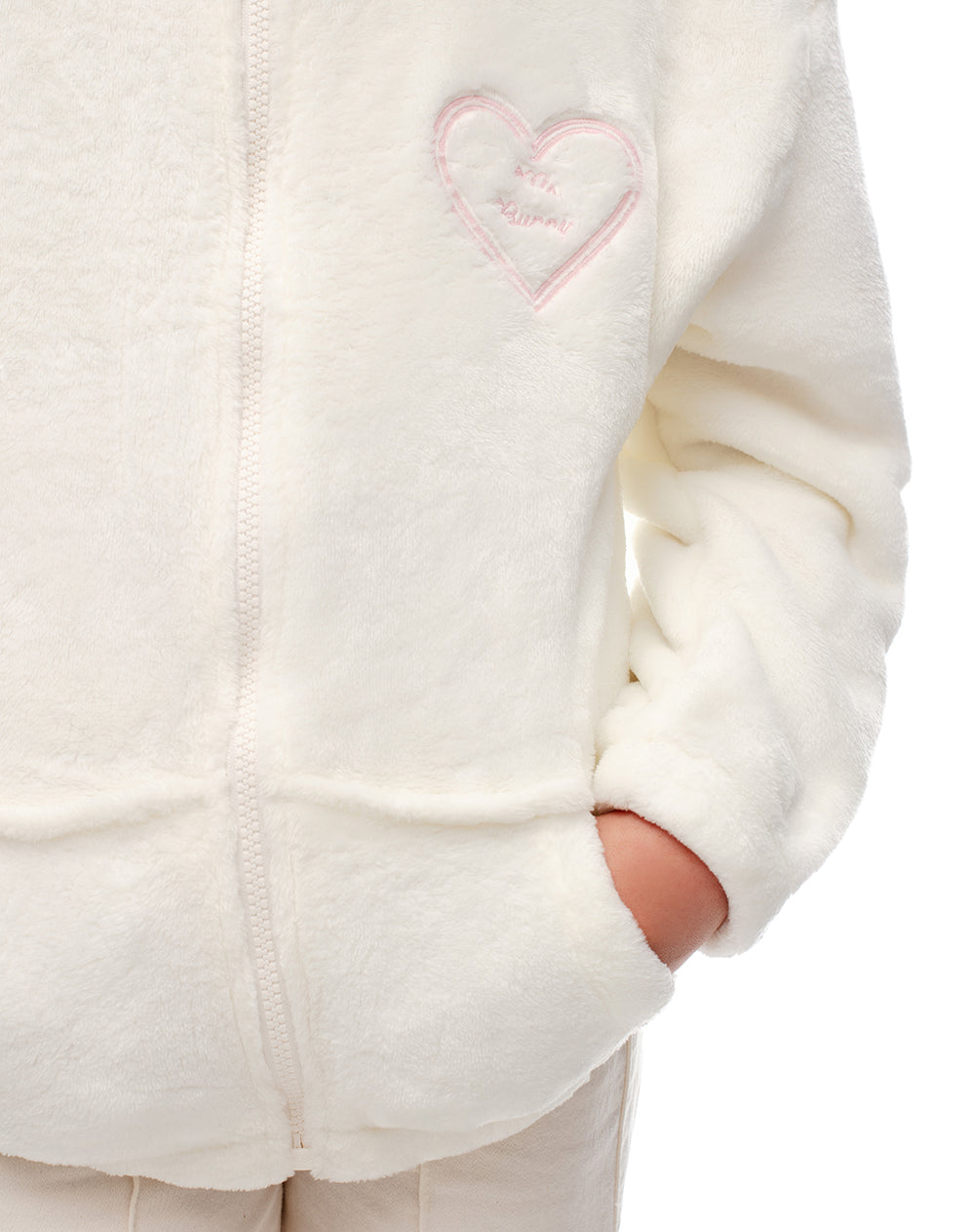 Buzo oversized fit crema