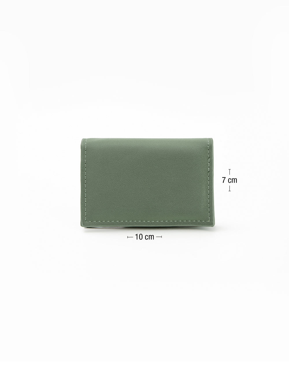 Porta tarjetas verde mujer
