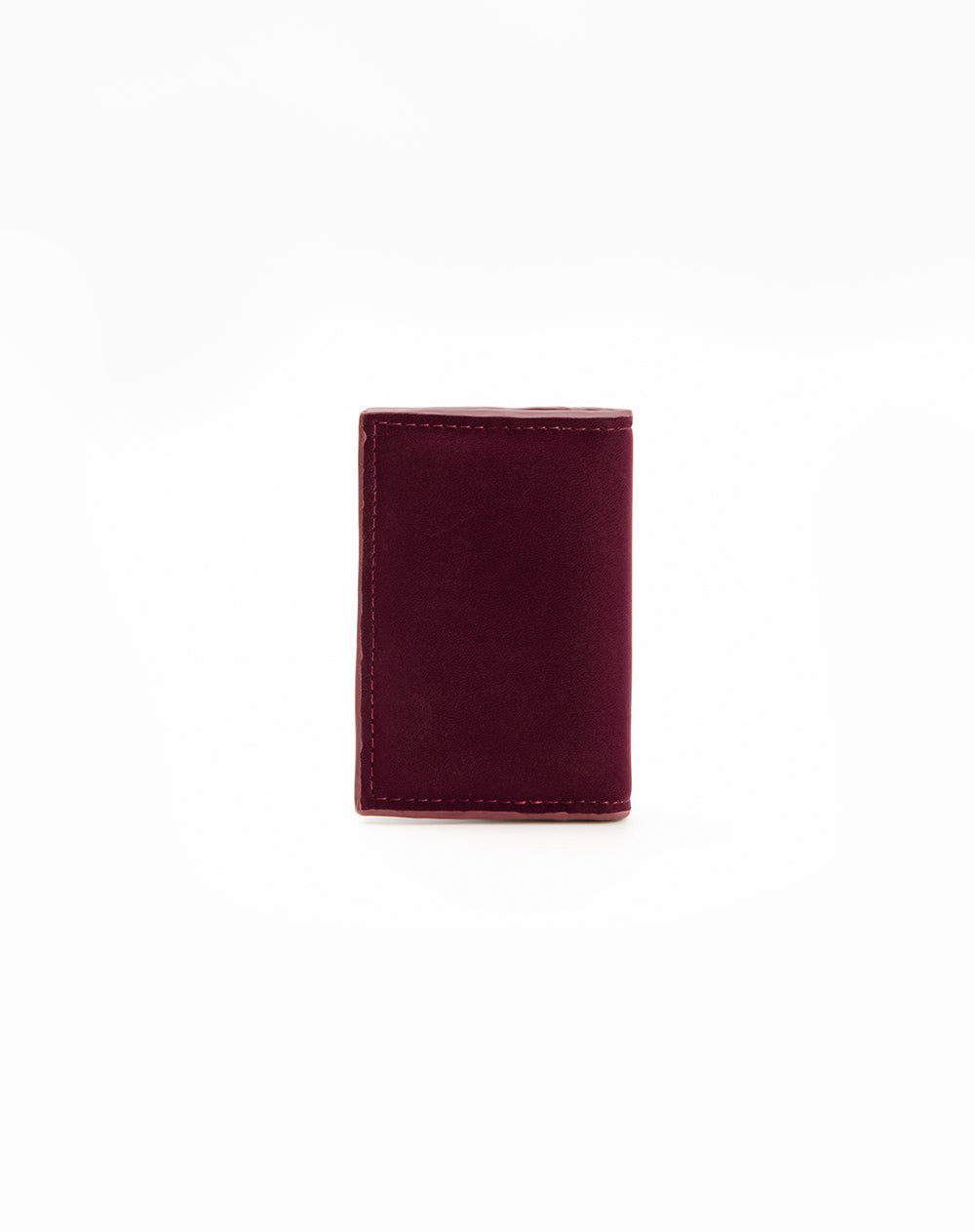 Porta tarjetas vinotinto