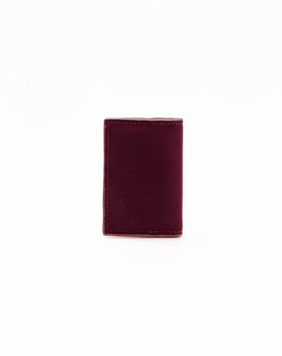 Porta tarjetas vinotinto