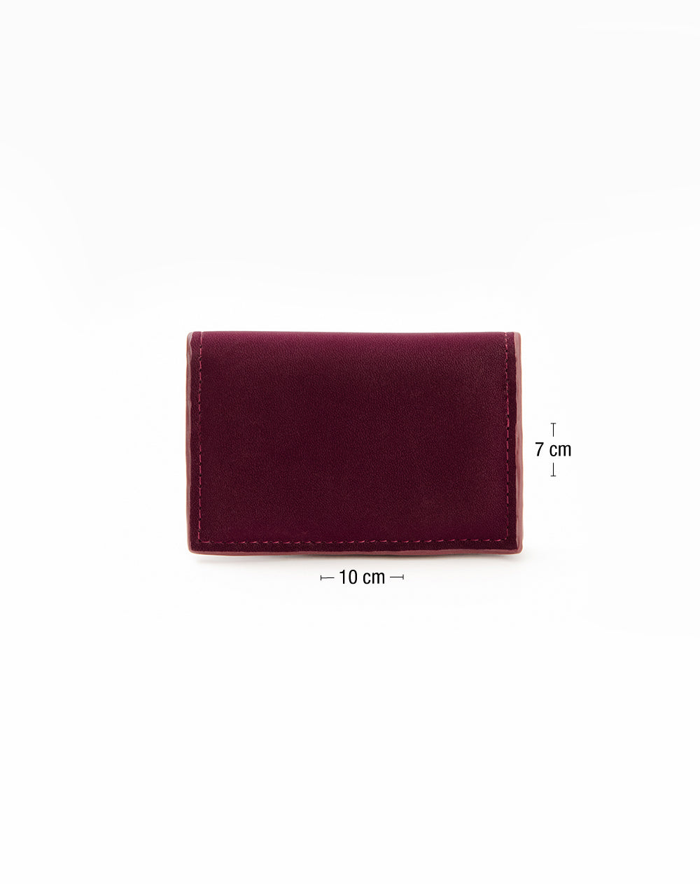 Porta tarjetas vinotinto mujer