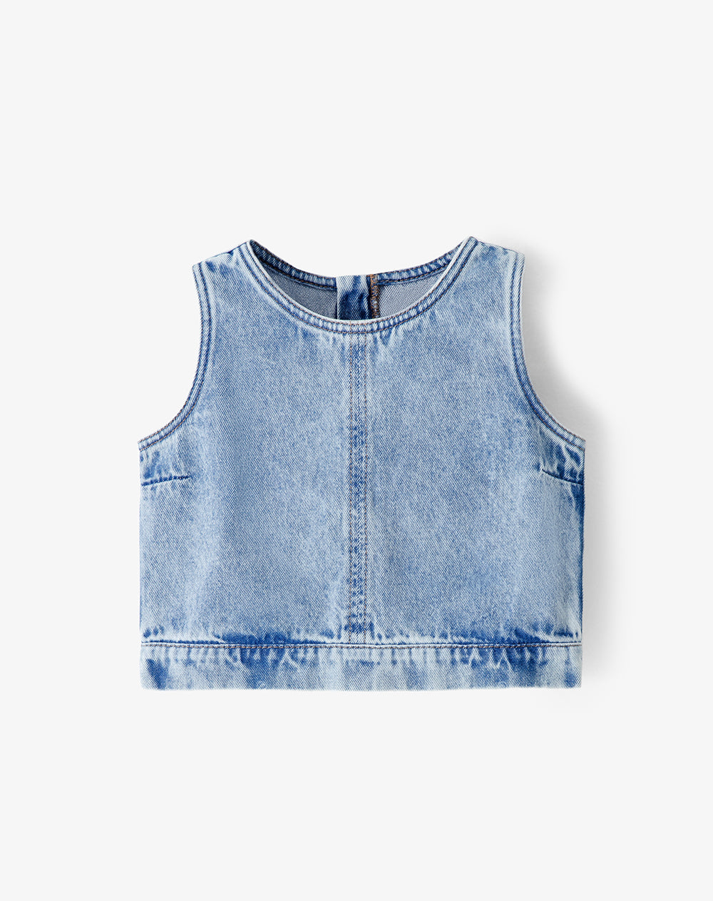 Camisa regular fit índigo medio