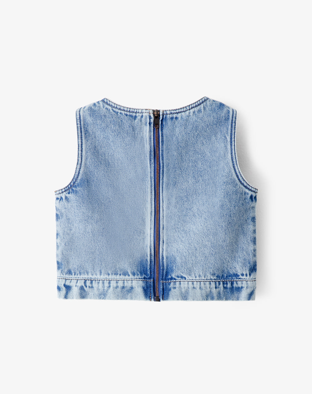 Camisa regular fit índigo medio