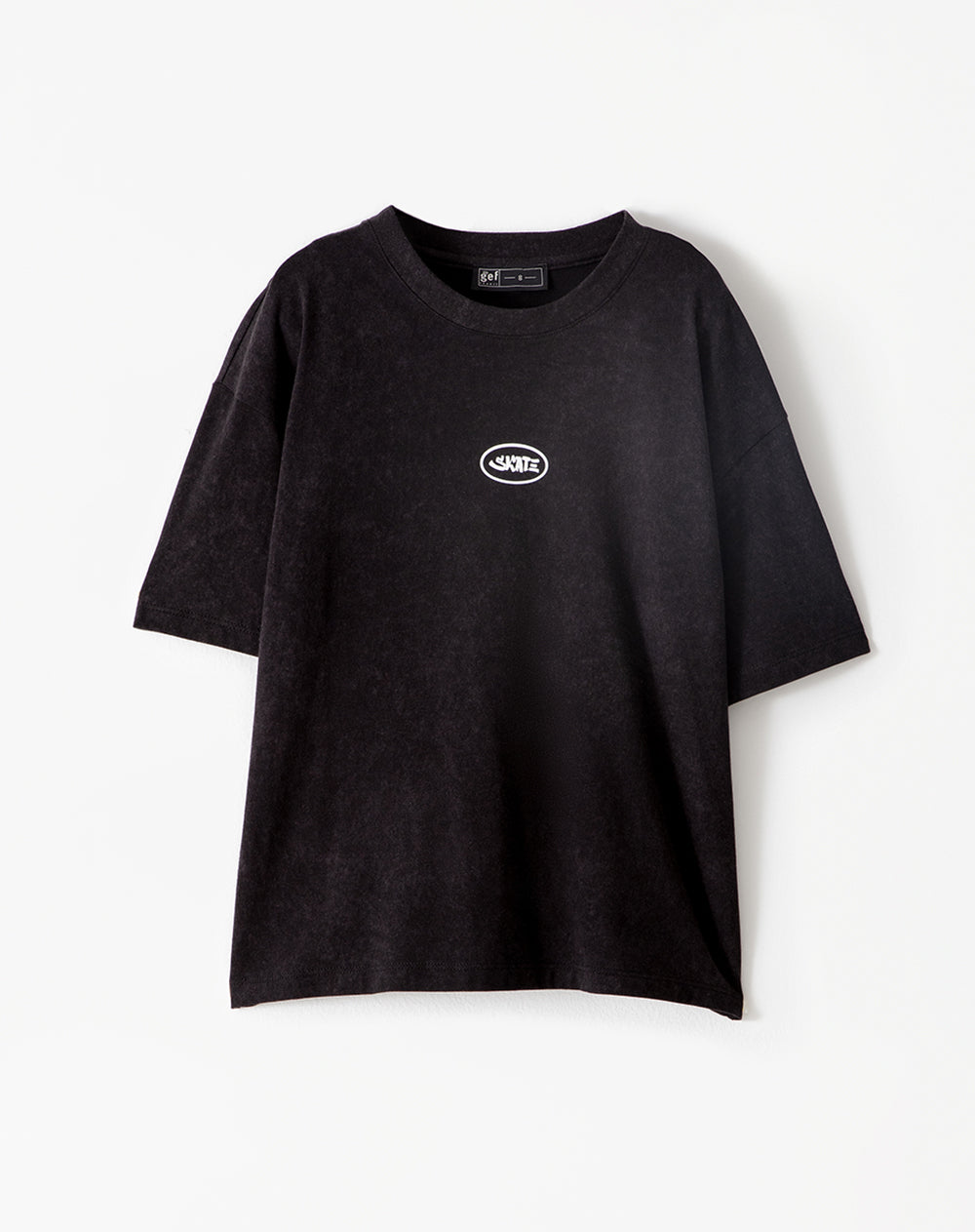 Camiseta regular fit manga corta gris