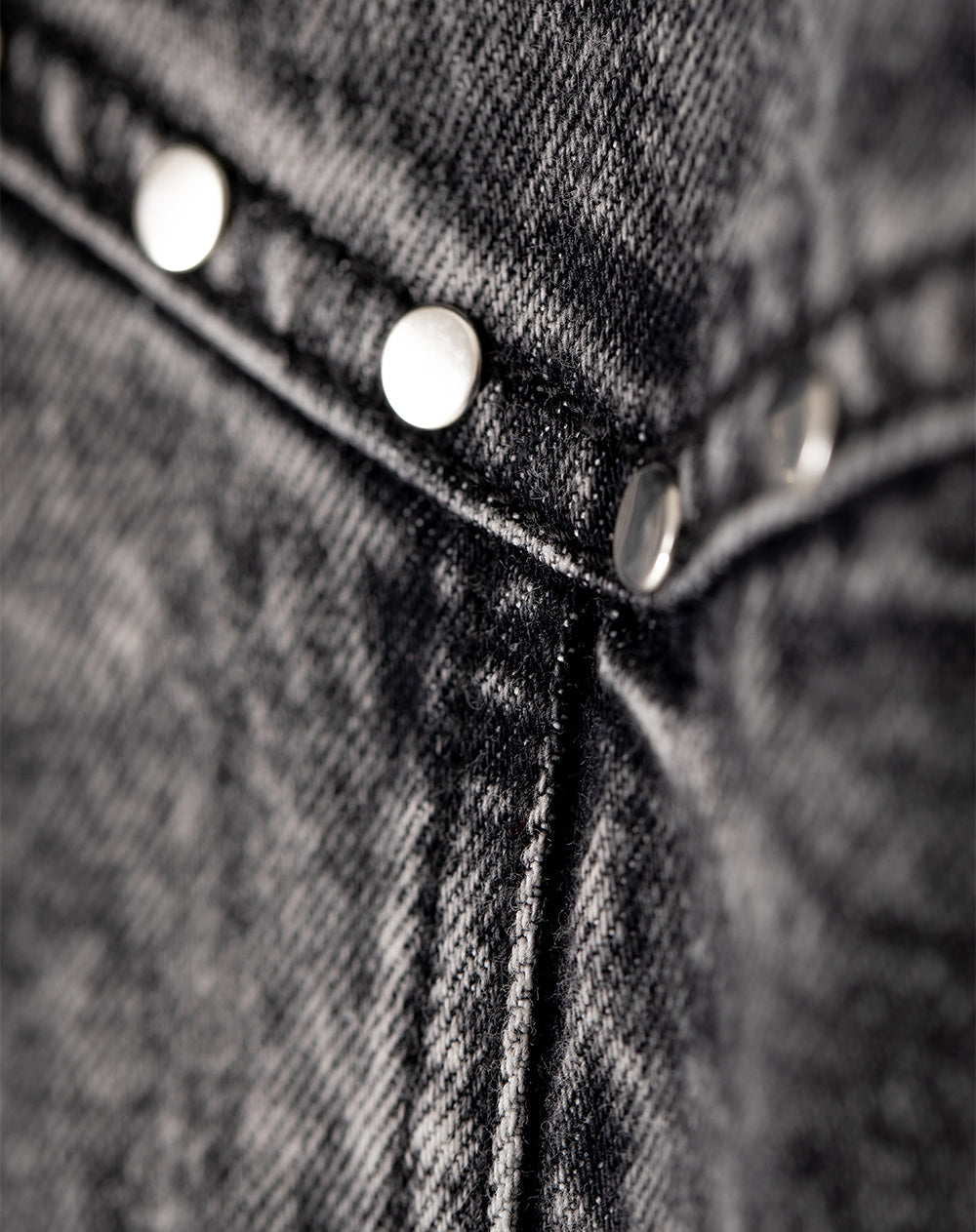 Chaqueta regular fit sin capucha denim gris