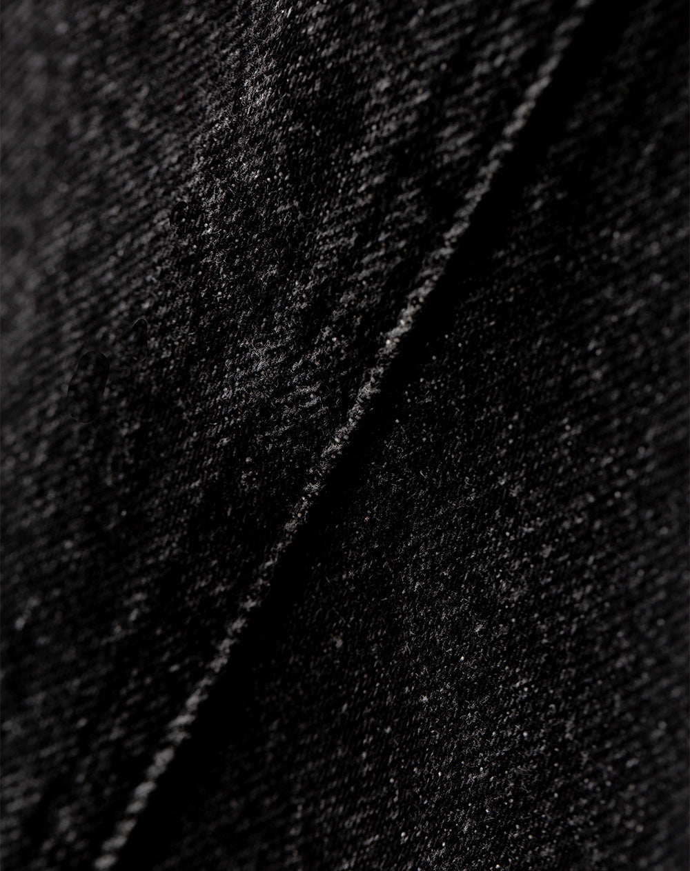 Jean loose fit tiro medio denim negro