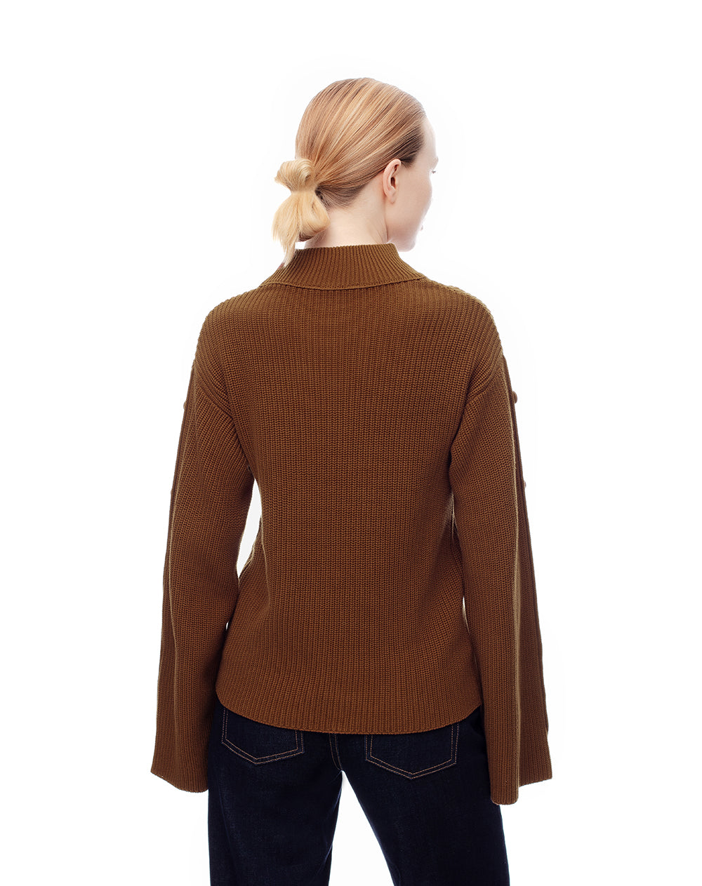 Buzo loose fit caramelo