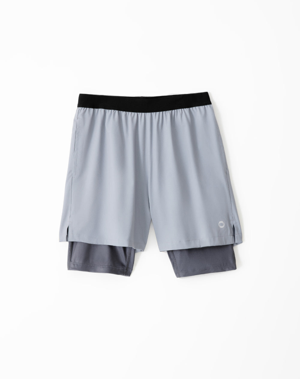 Short pantaloneta gris bloques