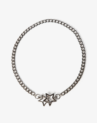 Collar plateado