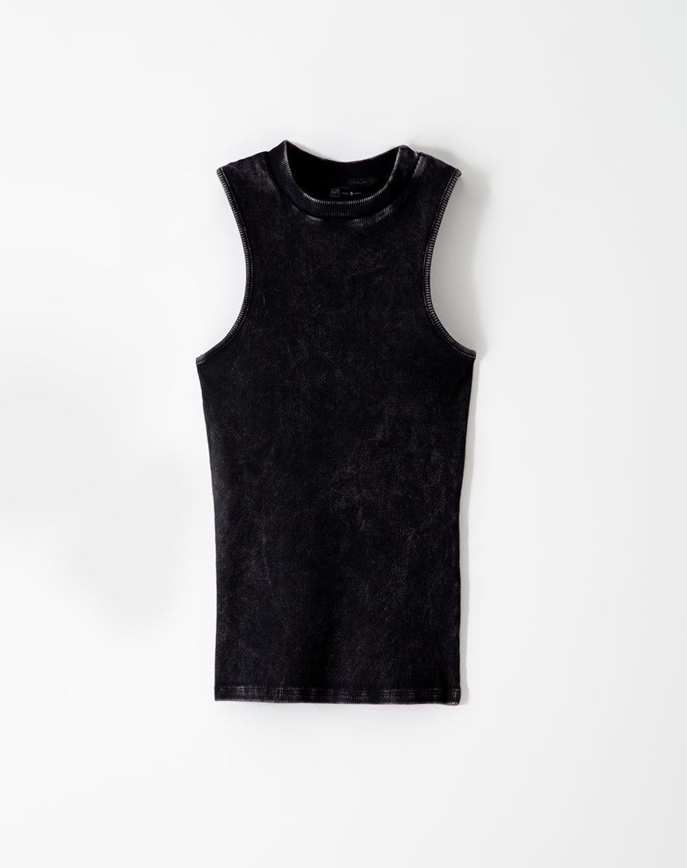 Camiseta fitted fit negra