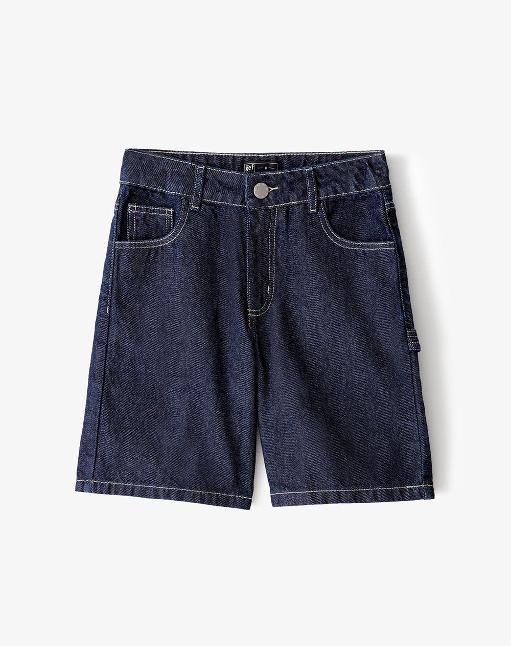 Bermuda relaxed fit índigo oscuro