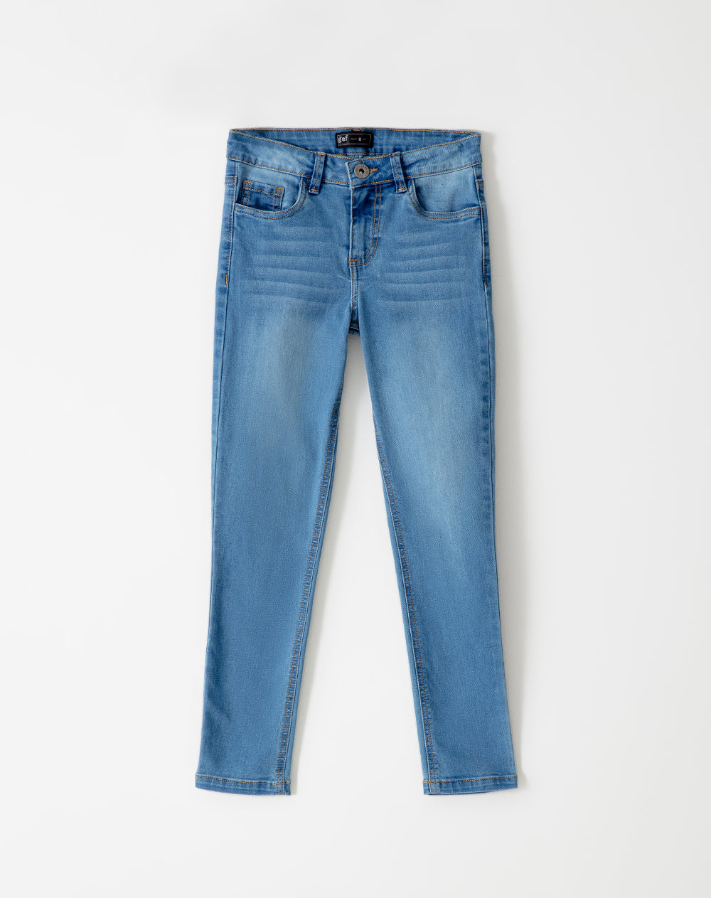 Jean Super skinny fit tiro medio indigo