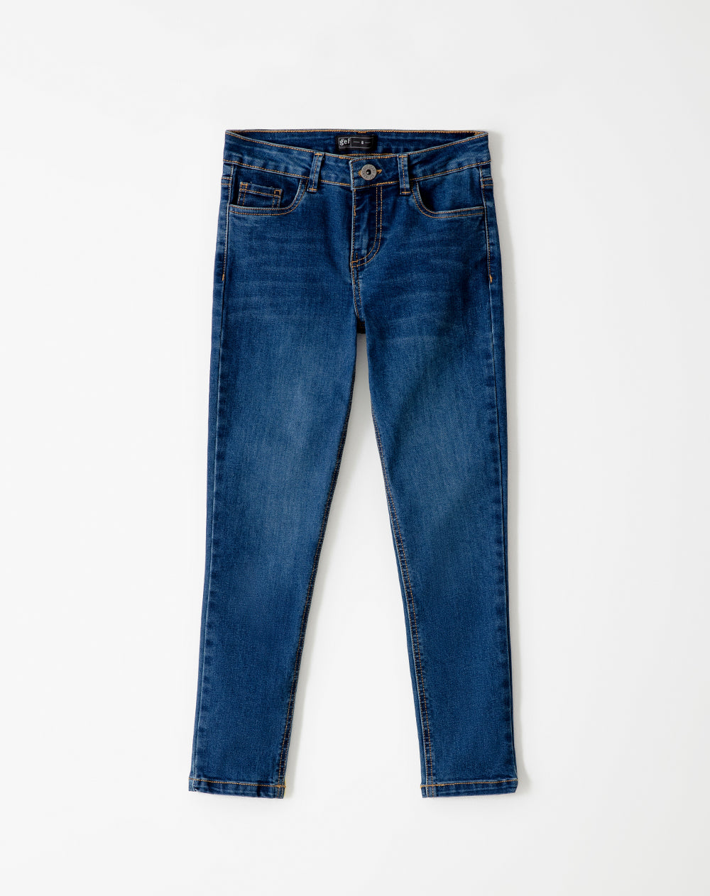 Jean Super skinny fit tiro medio indigo oscuro