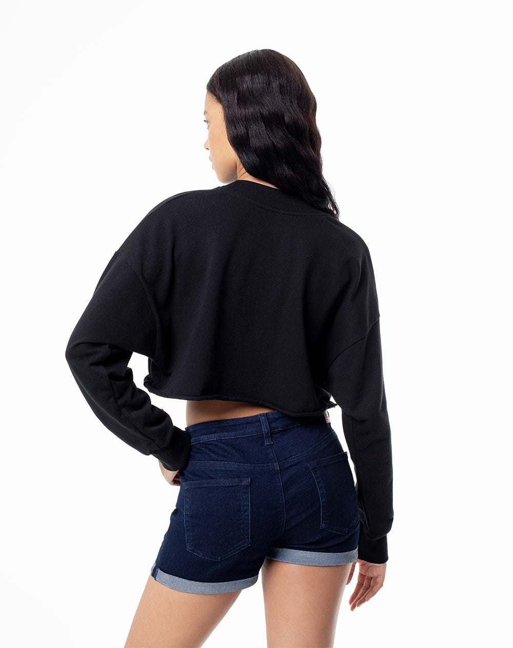 Short  indigo oscuro