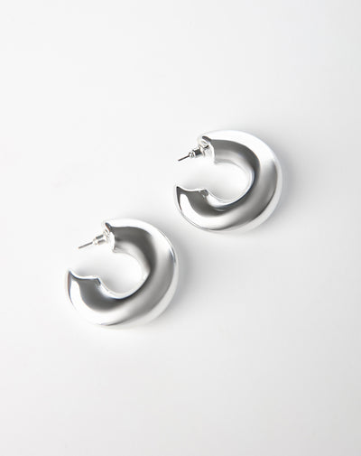 Aretes plateados
