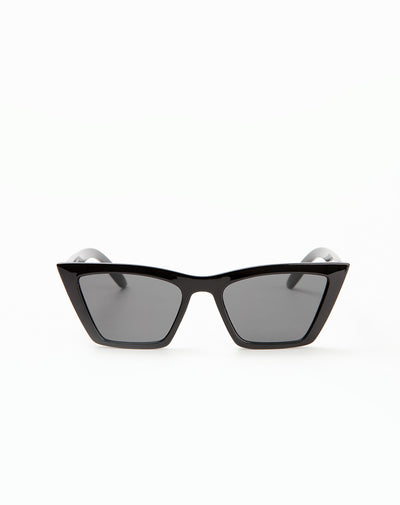 Gafas de sol filtro UV400 cat eye negras mujer