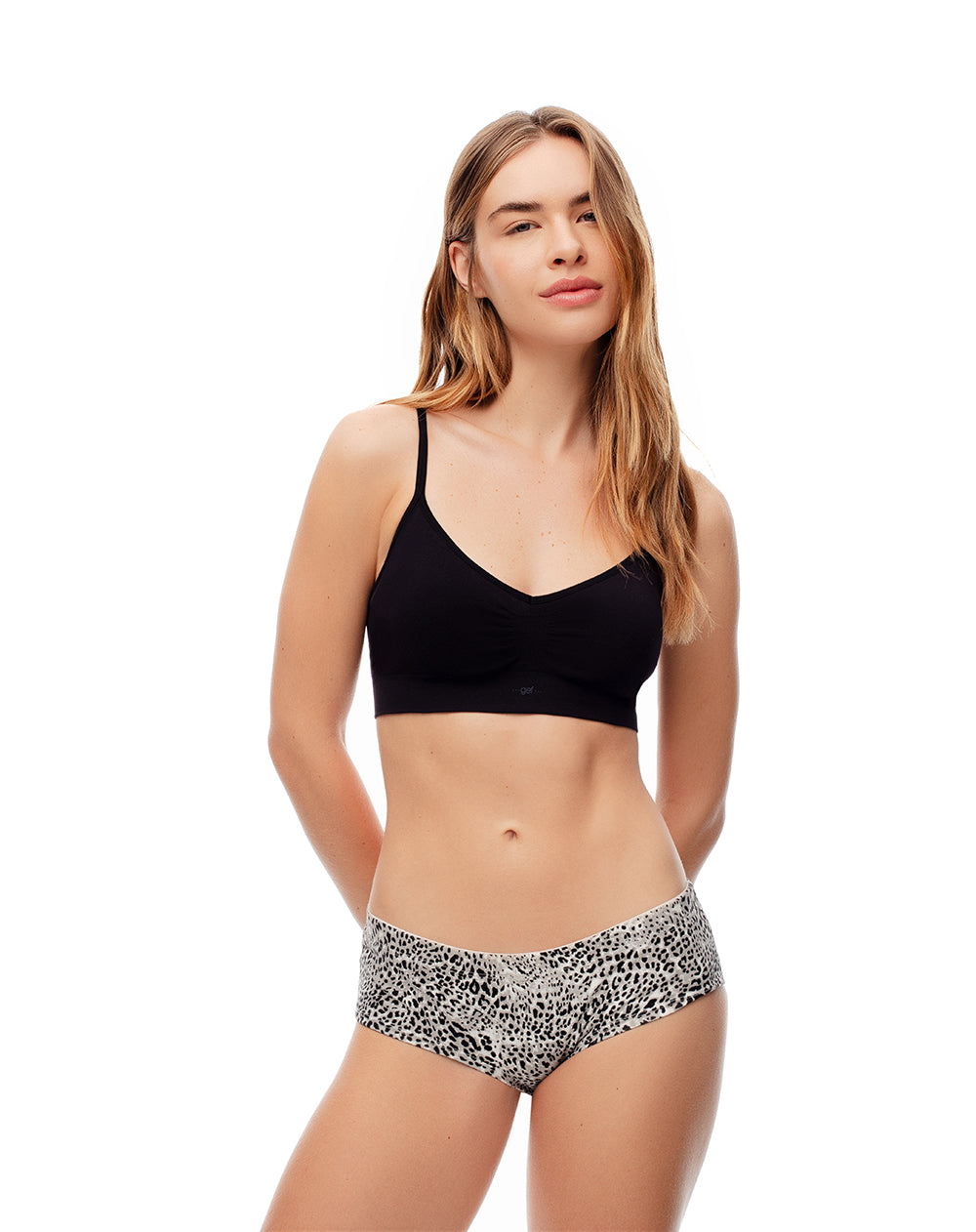 3 pantys boxer en punto tiro medio surtido