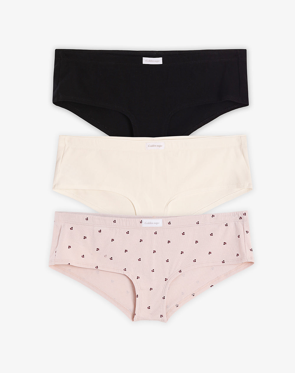 3 pantys boxer punto tiro medio surtido mujer