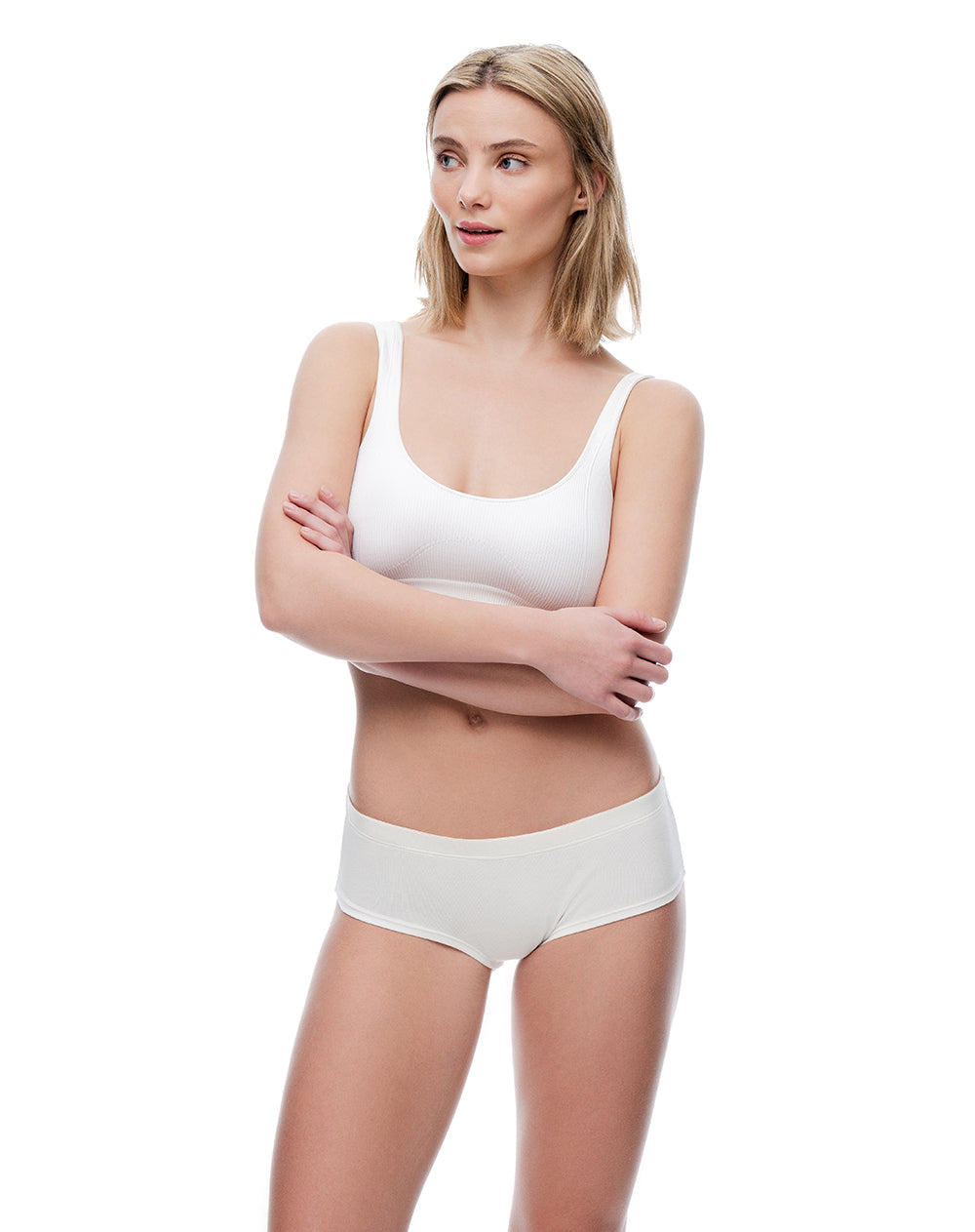 Panty cachetero algodón tiro medio x3unds surtido mujer