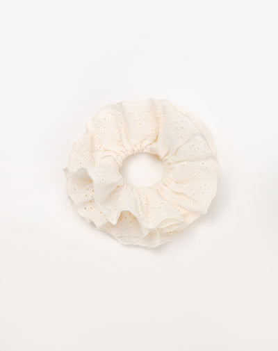 Scrunchie para el cabello crudo niña