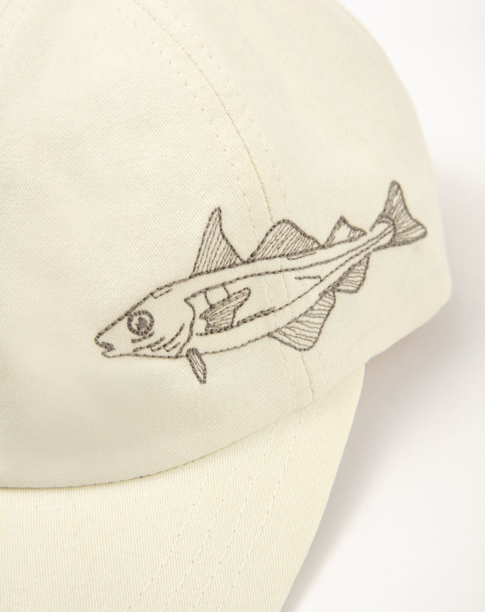 Gorra bordada crudo unisex hombre