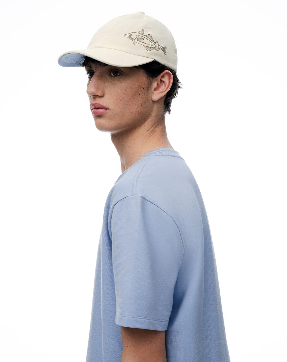 Gorra bordada crudo unisex