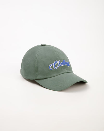 Gorra bordada verde unisex