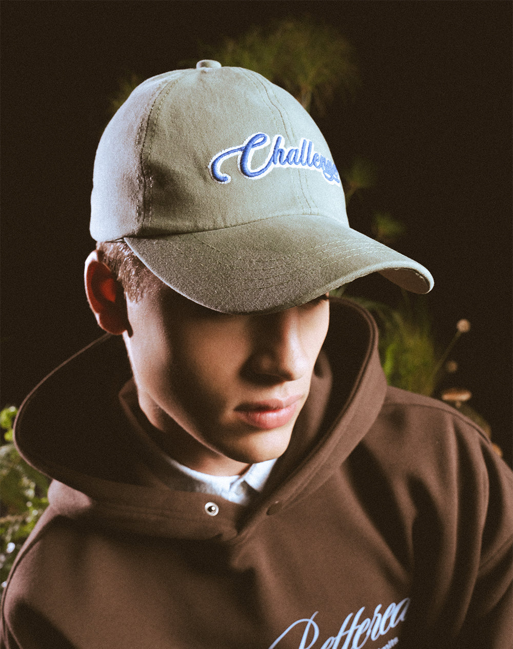 Gorra bordada verde unisex