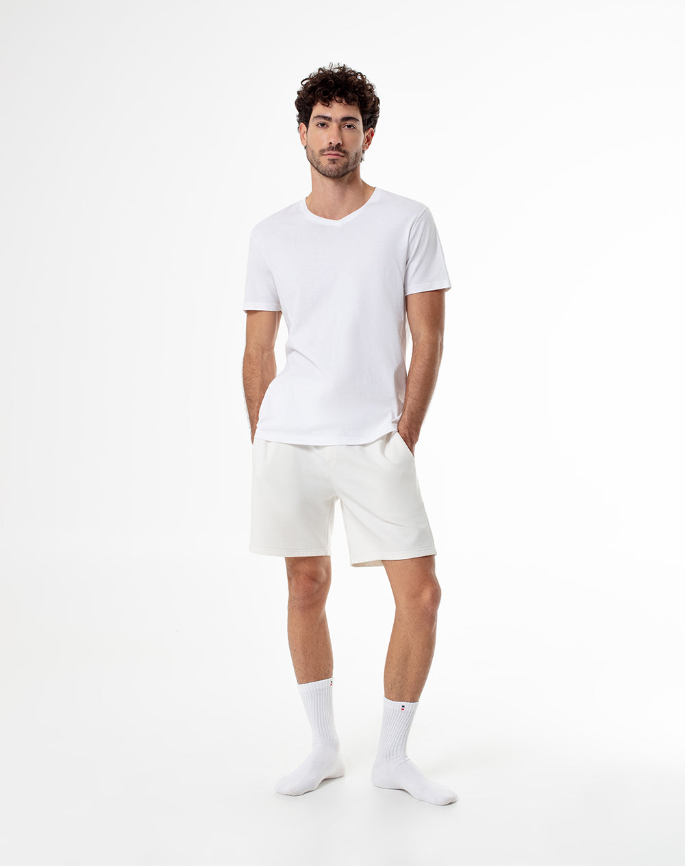Camiseta Ufex Ufex slim fit manga corta blanca