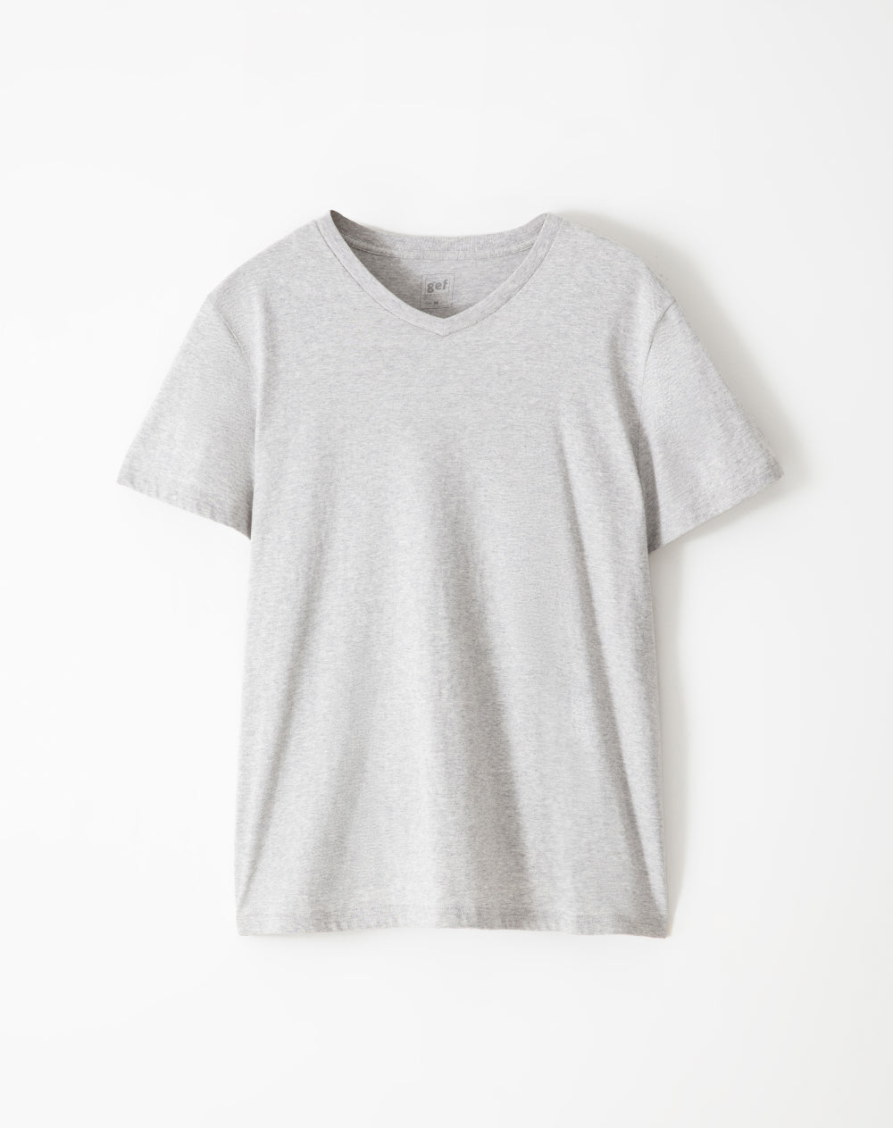Camiseta Ufex Ufex slim fit manga corta gris jaspeada