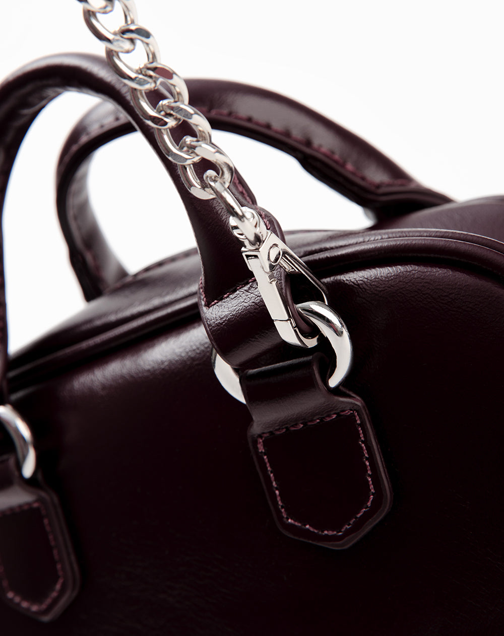 Bolso mini bowling café mujer