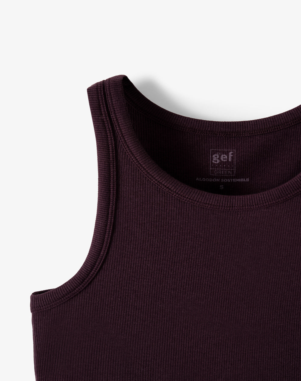 Camiseta slim vino tinto mujer